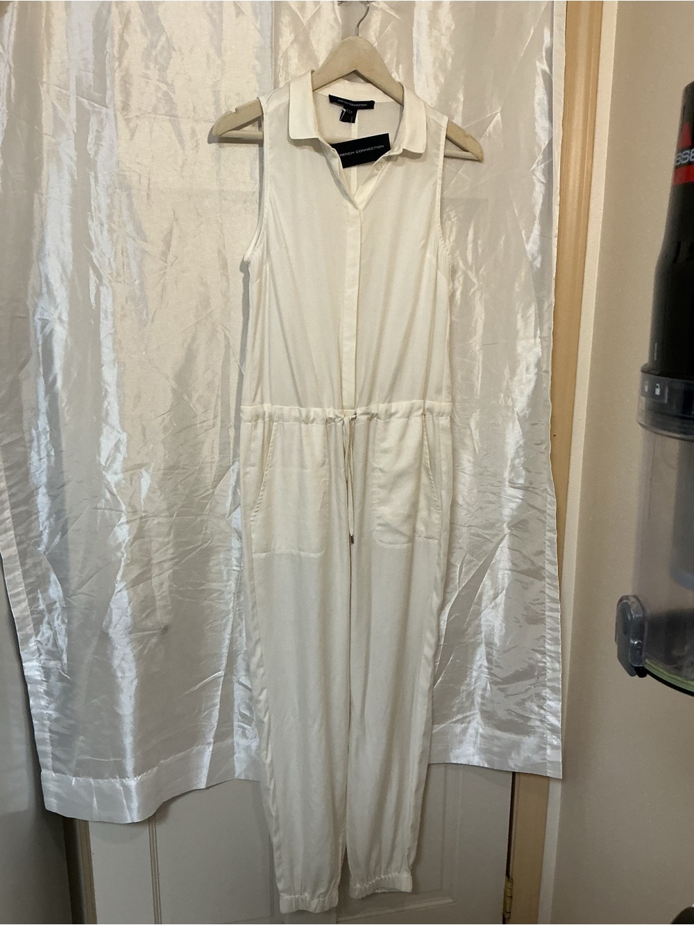 French Connection “Herrinbone Tencel All in One” Jumpsuit